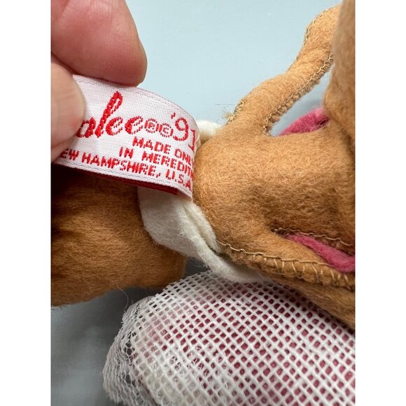 Annalee Vintage Valentines Day Mouse Doll 6" w/ Box Handcrafted Pink Lace Heart - Picture 5 of 14